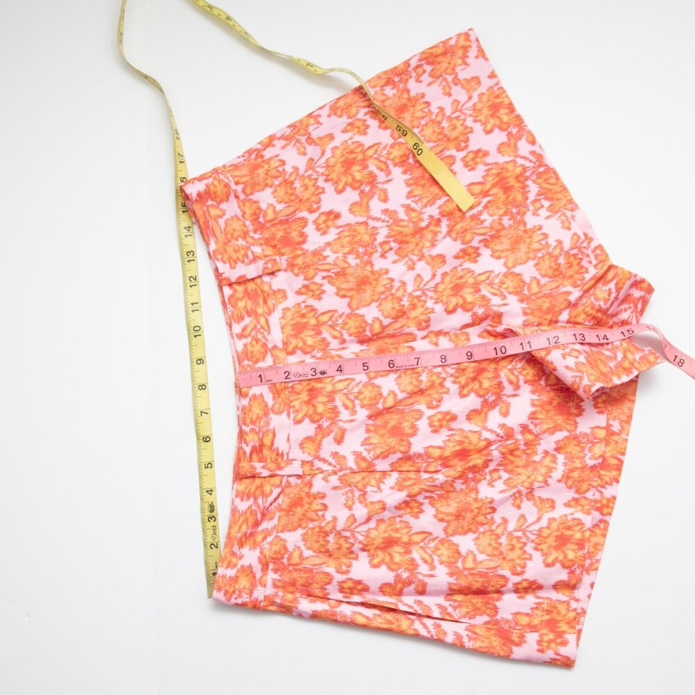 Derek Lam 10 Crosby Vadella Shorts & Irina Blazer Jacket Set Orange Pink Size 12 - Picture 16 of 16